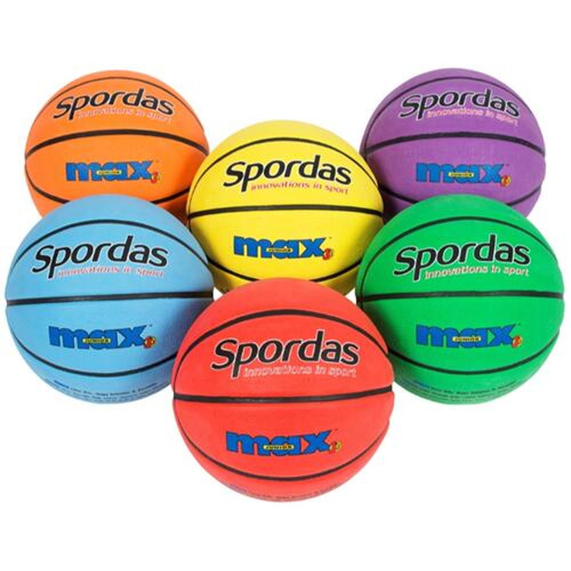 Ballons de basket Spordas Max (x6)