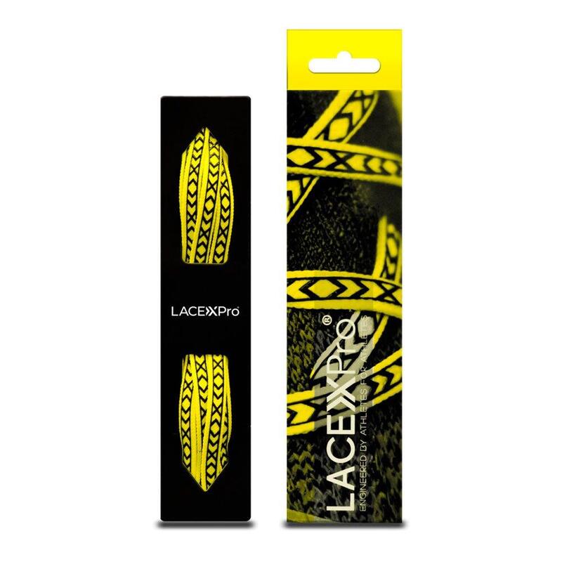 LACETS LACEXPRO GRIP JAUNE