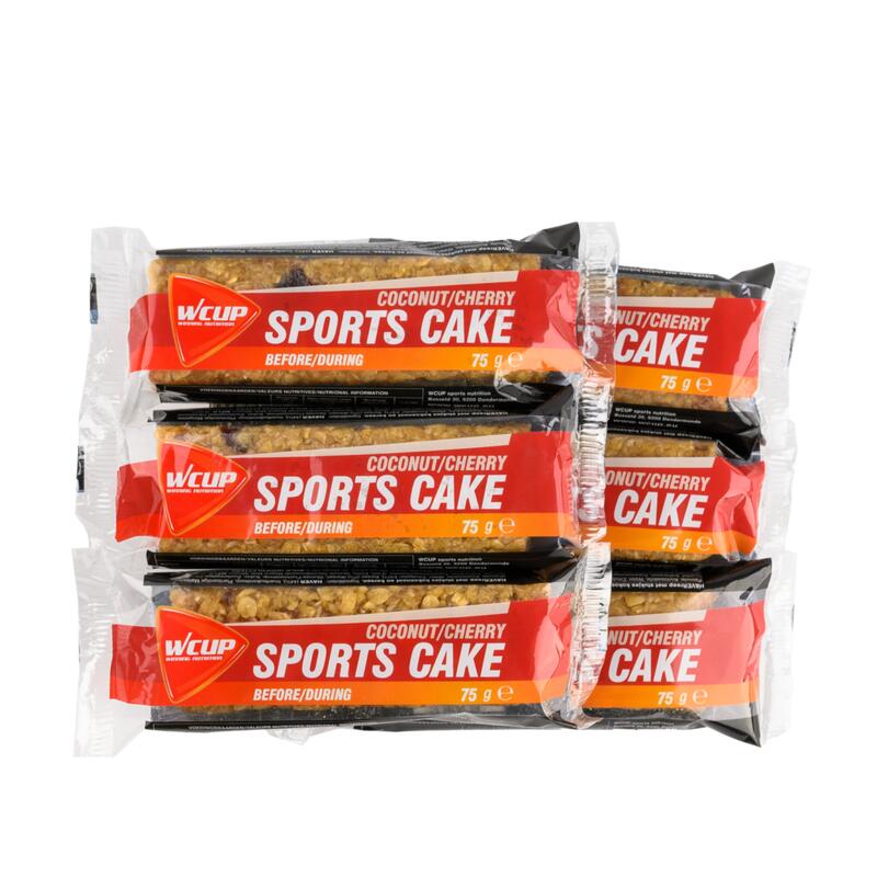 Sports Cake Coconut – Cherry (6 stuks)