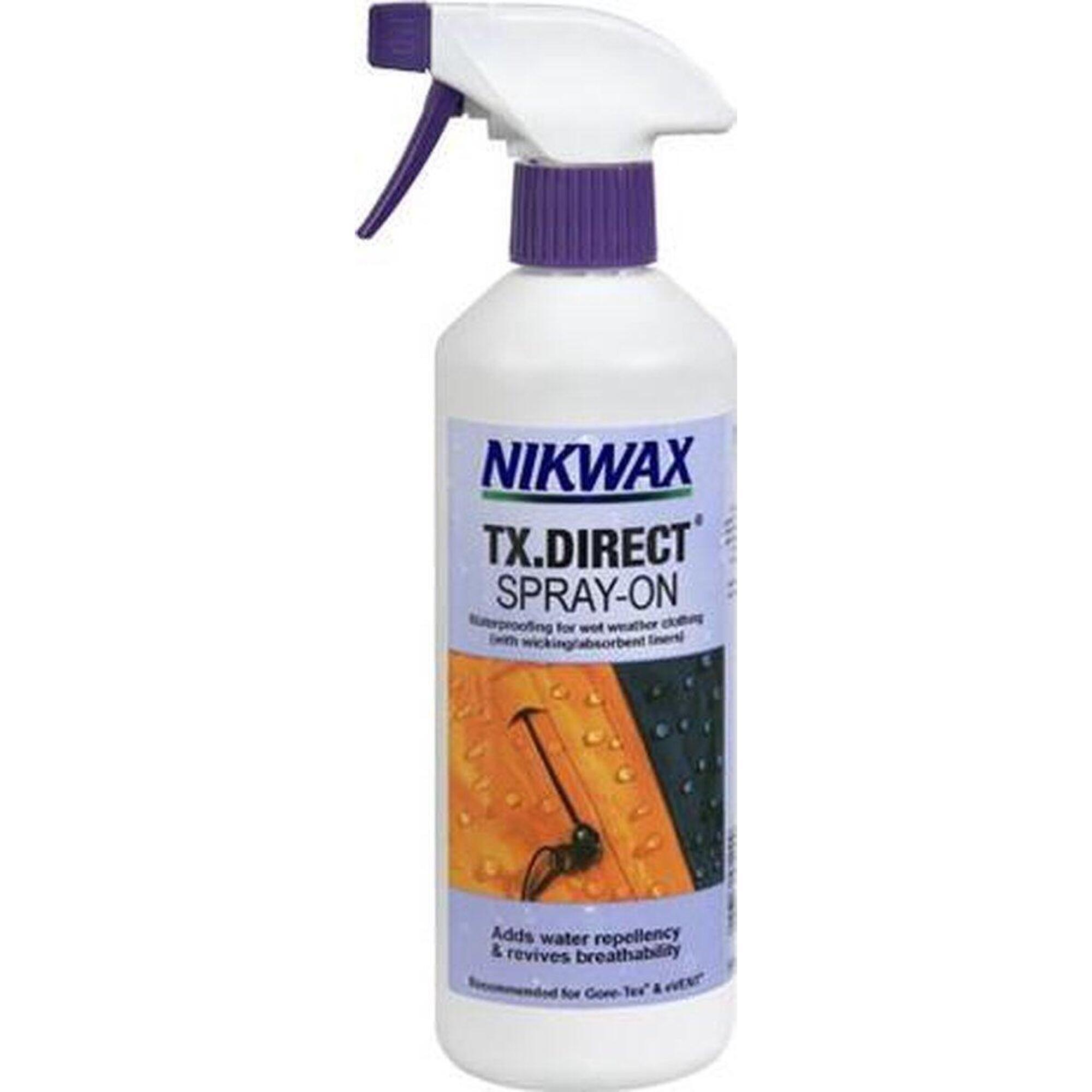 Spray Imperméabilisant Nikwax TX-Direct 300 Ml - Pour Vêtements Softshell Et Hardshell