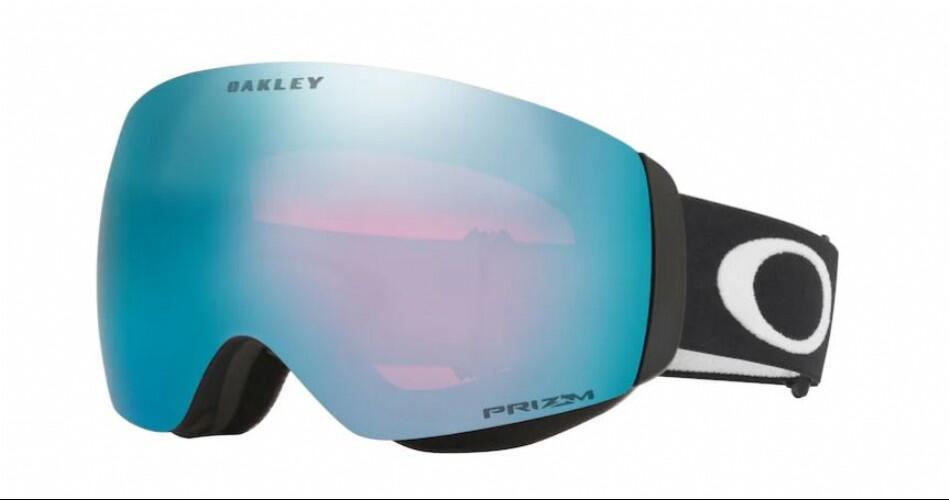 Oakley Flight Deck M Skibril Mat Zwart/ Prizm Snow Sapphire Iridium 1/2