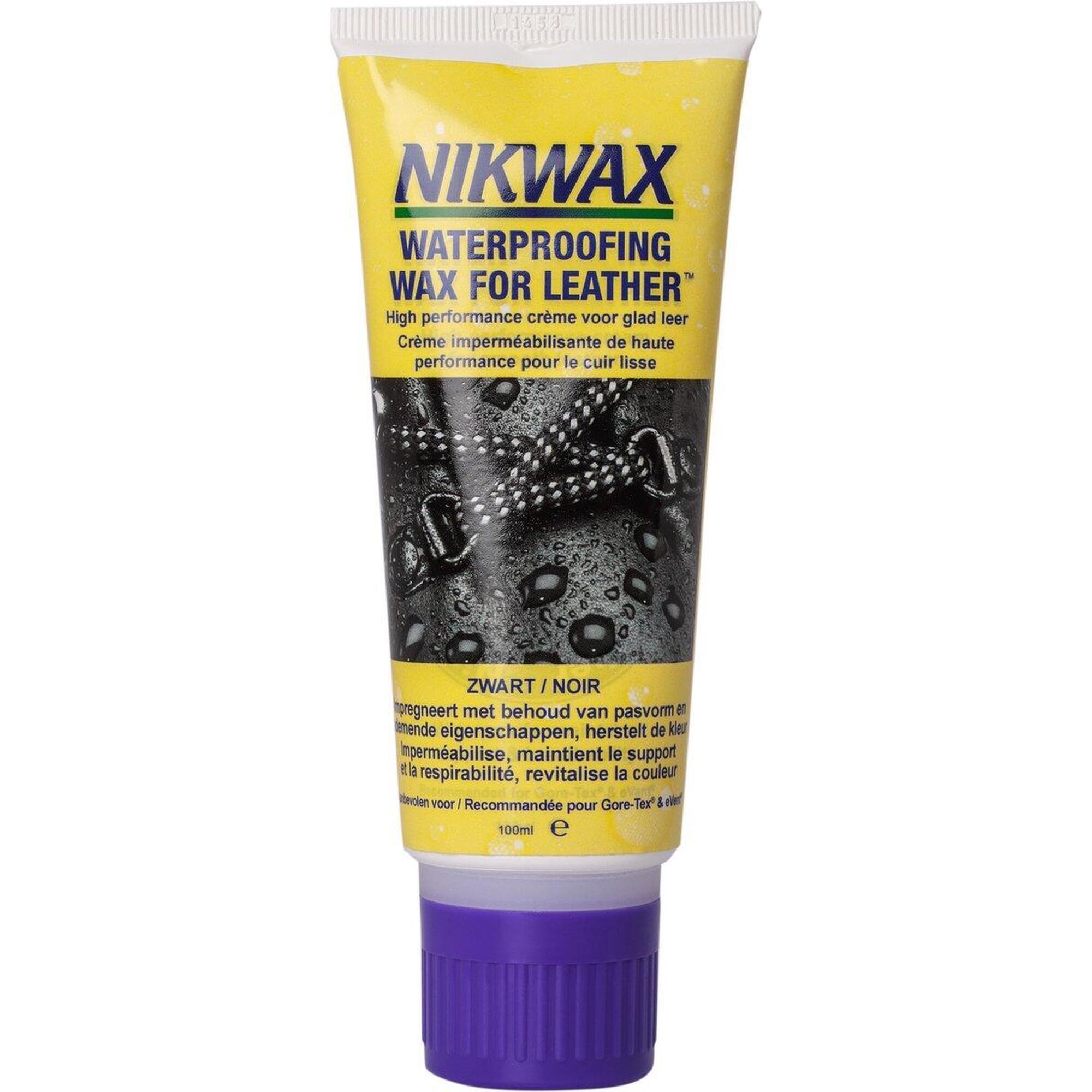 Traitement imperméabilisant 100ML - Nikwax Waterproofing Wax for Leather Black