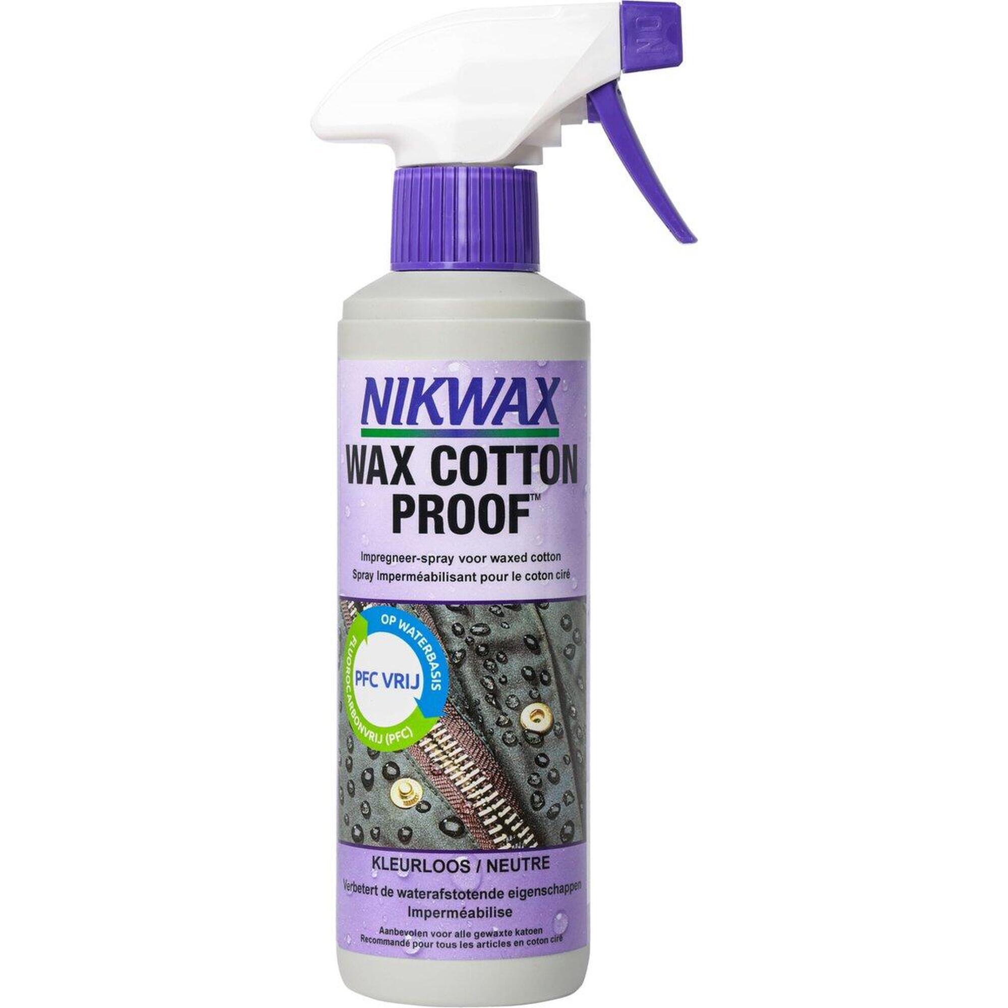 Impregnat do bawełny woskowanej Nikwax Wax Cotton Proof 300 ml atomizer