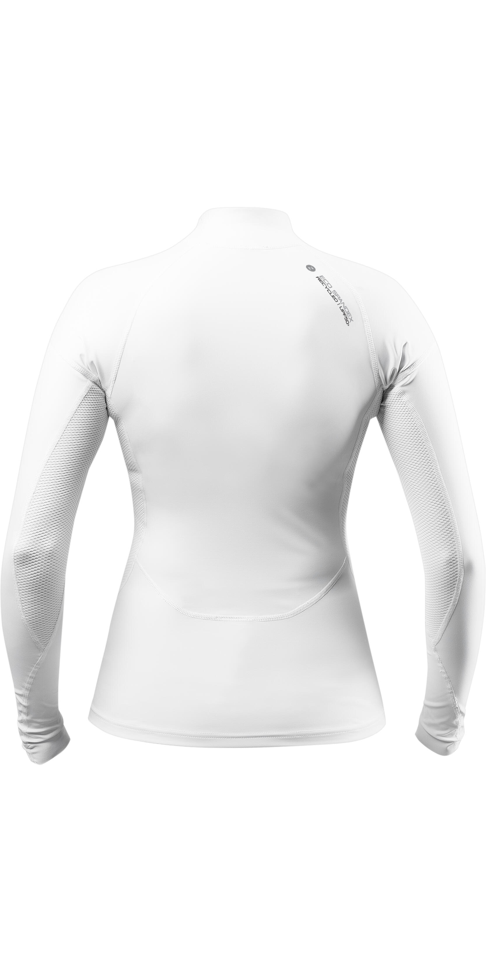 2024 éco Spandex à Manches Longues Pour Femmes - Blanc 3/3