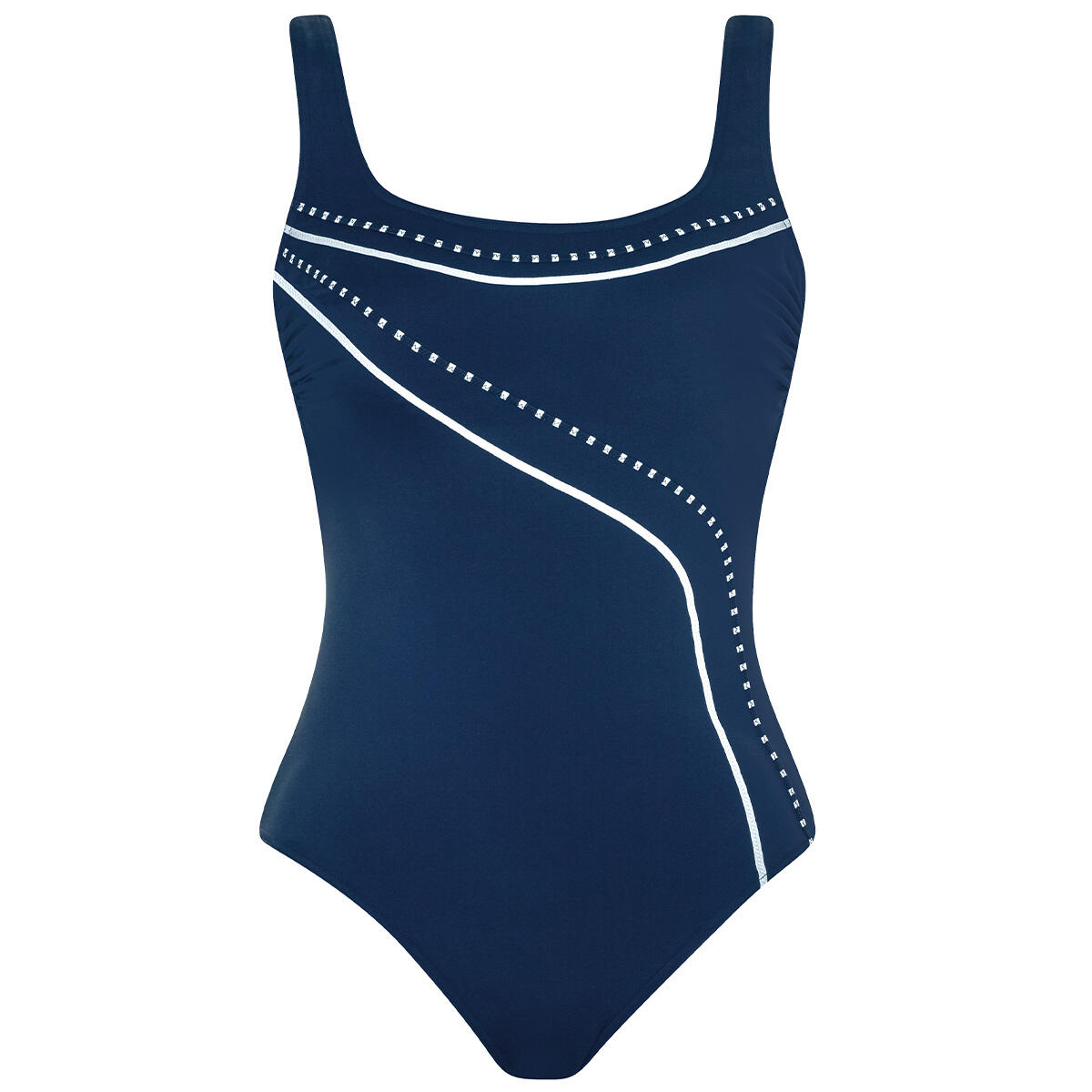 Sunmarin - Maillot De Bain Femme - De Natation Basic - Maillot De Bain 1 Pièce - Bleu - Decathlon