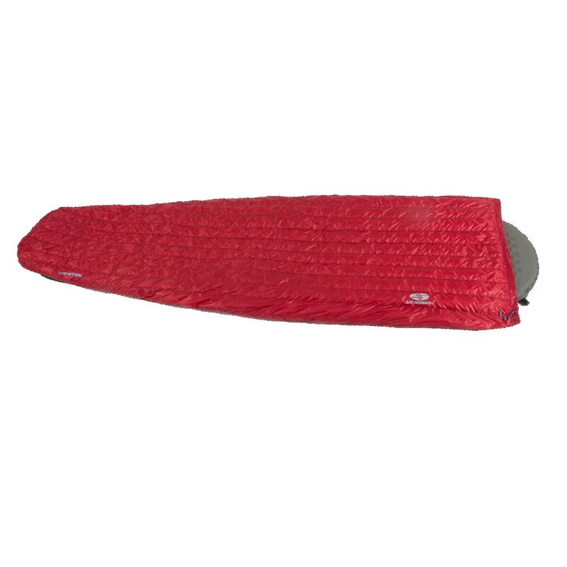 Sac de couchage modèle couverture Minimis 290 Quilt 190 - Rouge - adultes