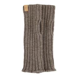 Chauffe-mains tricoté en laine NLS gaters Muscade - Marron clair
