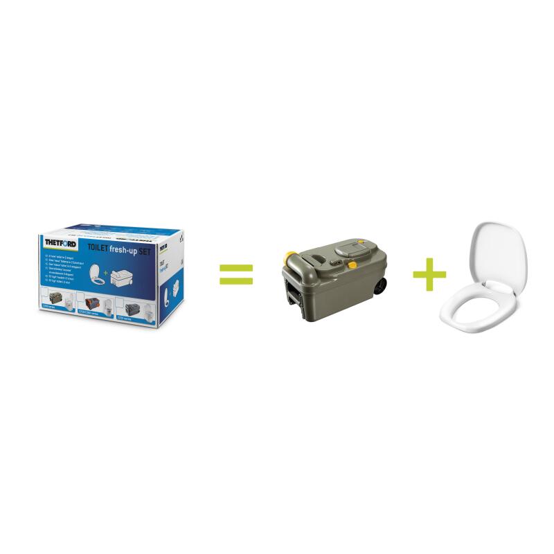 Thetford - Thetford Fresh-up Set C200 - Toilette Chimique - Blanc|vert - Taille Unique - Decathlon