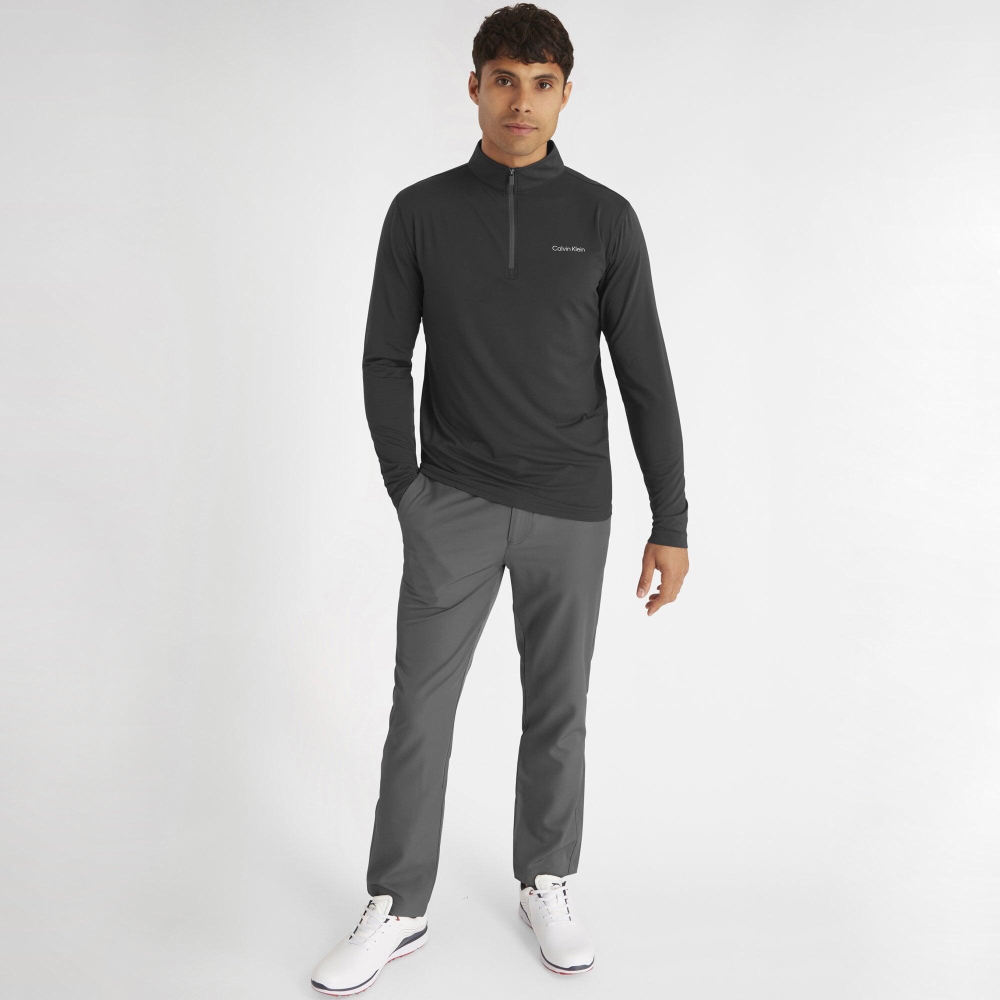 Calvin Klein NEWPORT HALF ZIP BLACK 5/6