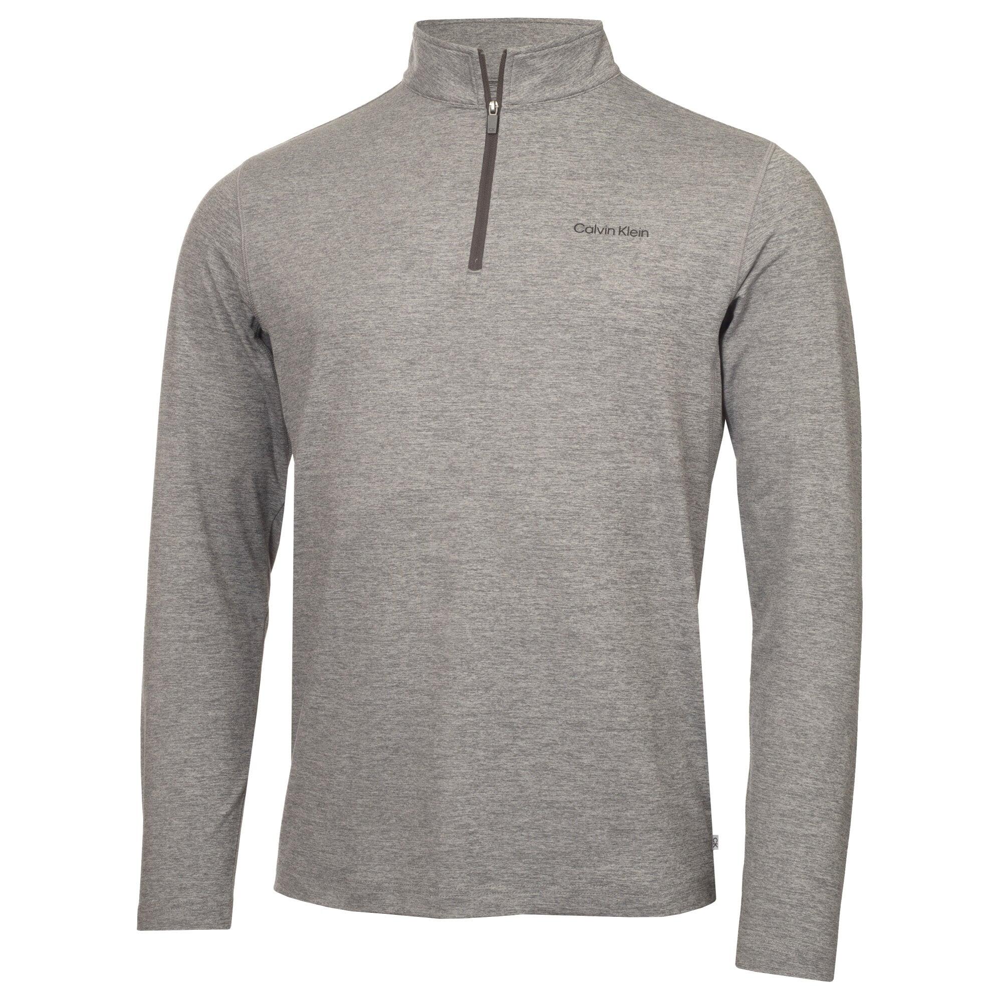 Calvin Klein NEWPORT HALF ZIP Silver Marl 1/6