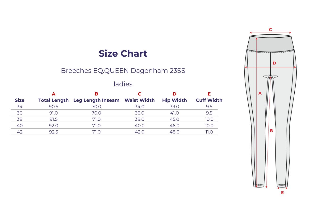 Pantaloni da donna EQUESTRIAN QUEEN Dagenham 23SS 6/6