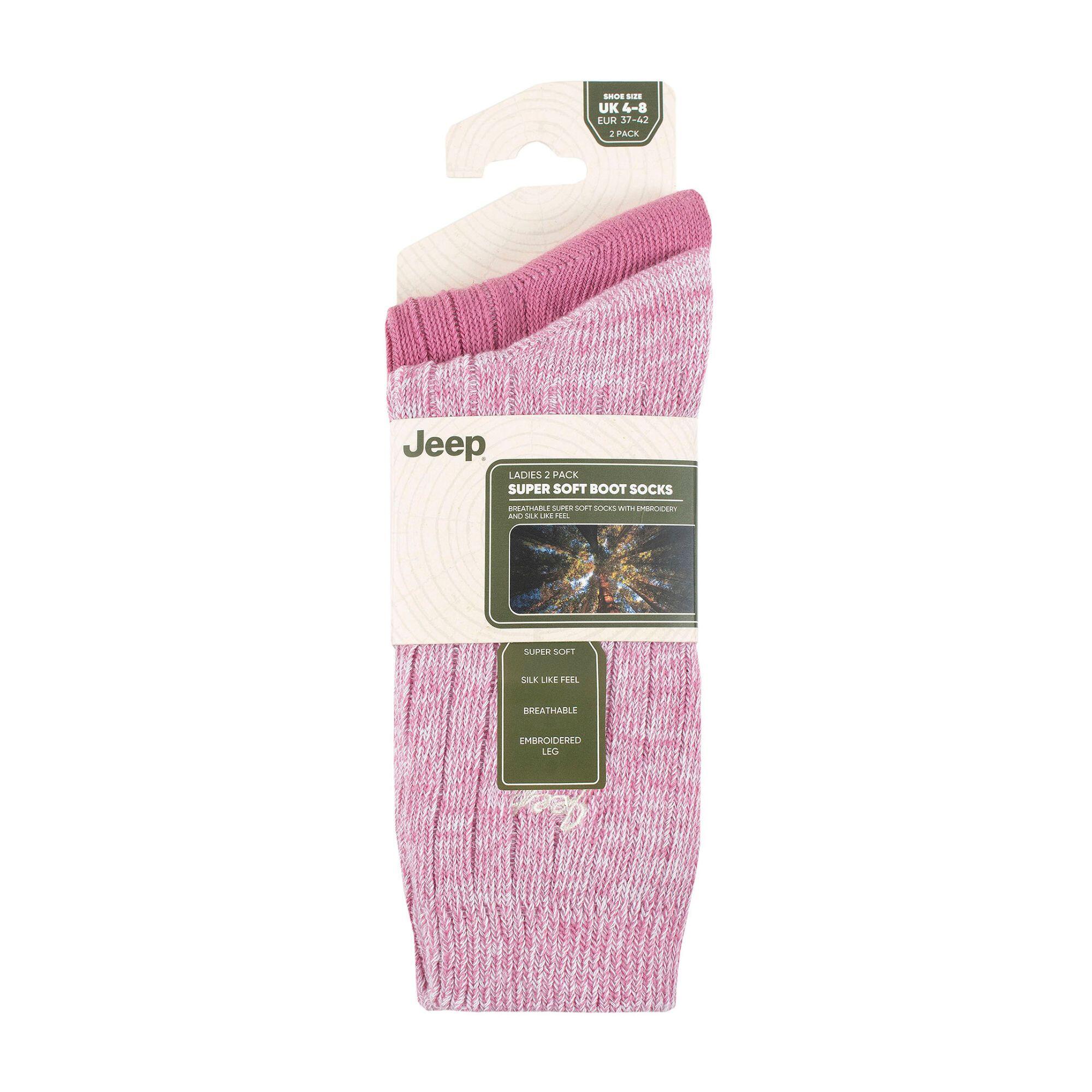 Jeep - Calzini Stivale Donna Soffice 2 Paia Performance Trekking 2/4