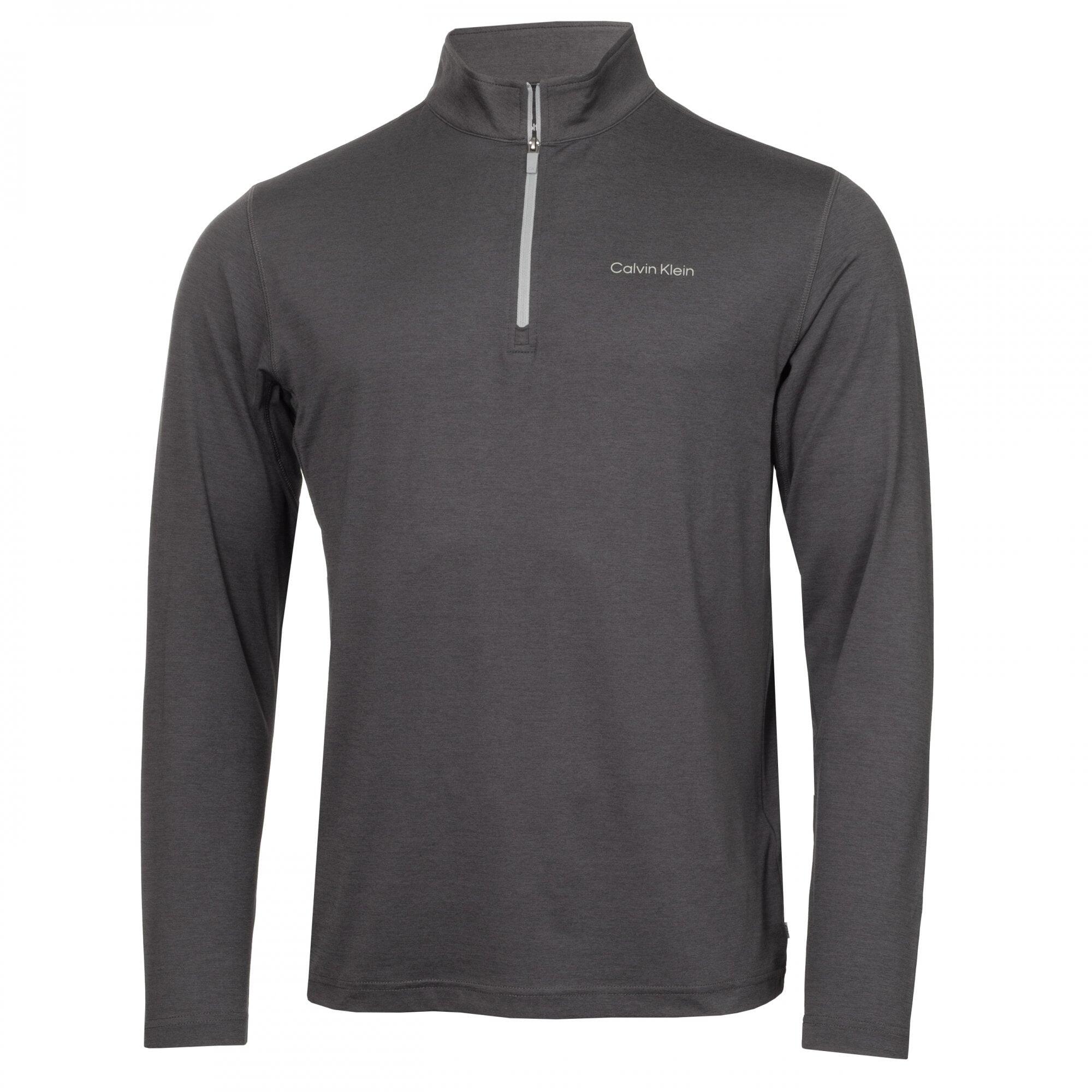 CALVIN KLEIN Calvin Klein NEWPORT HALF ZIP Charcoal Marl