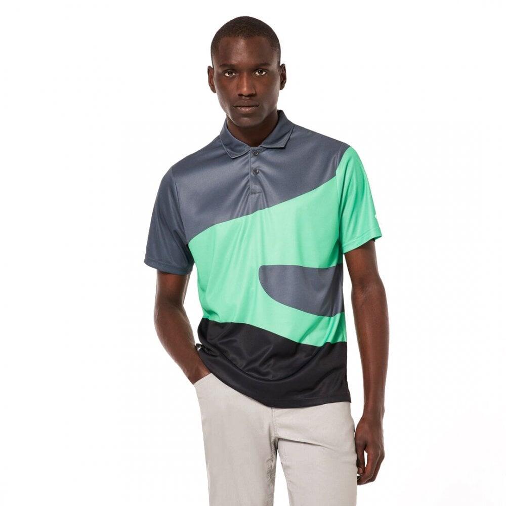 Oakley REDUCT WAVE Polo - VIRULENT GREEN 1/6