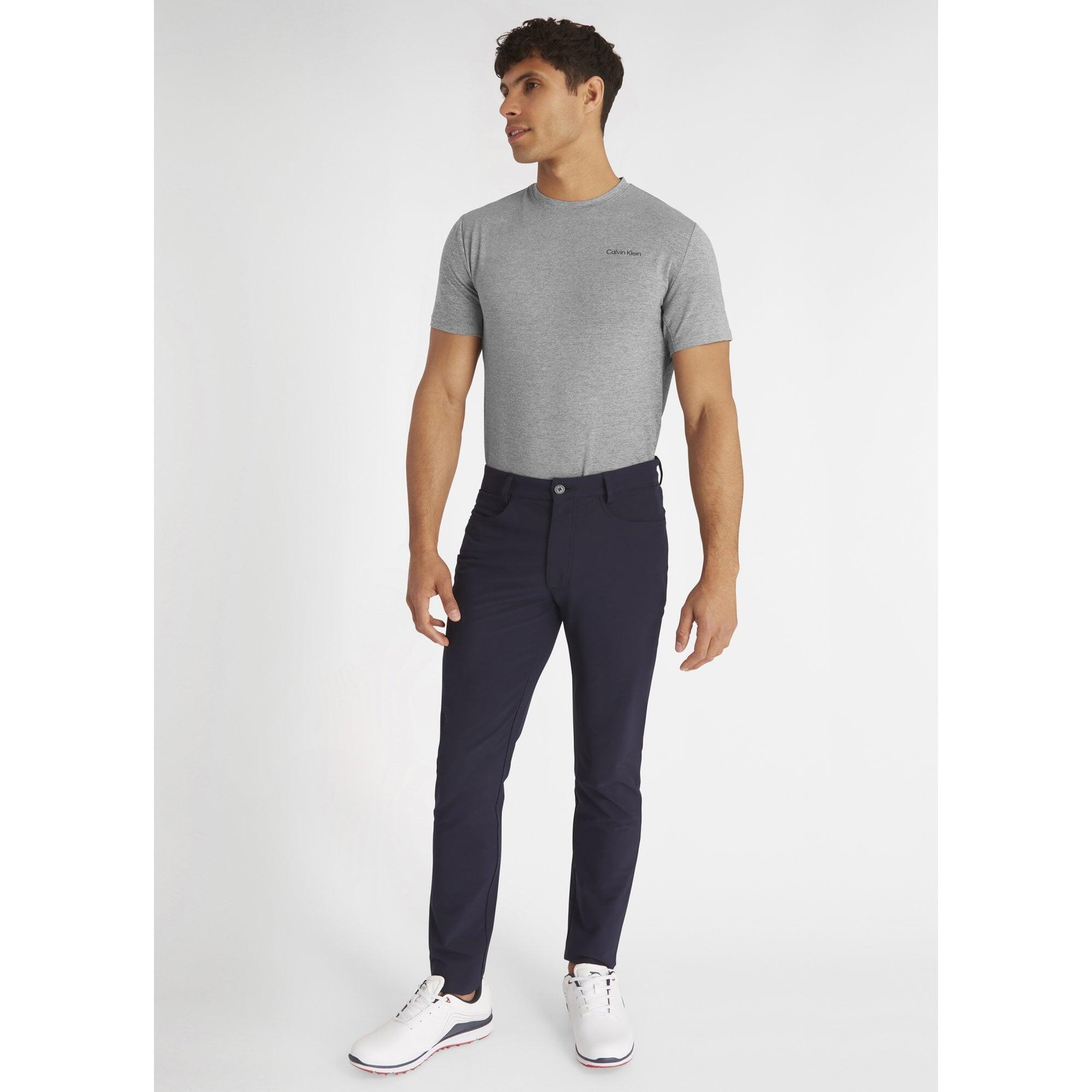 Calvin Klein NEWPORT T-SHIRT SILVER MARL 5/6