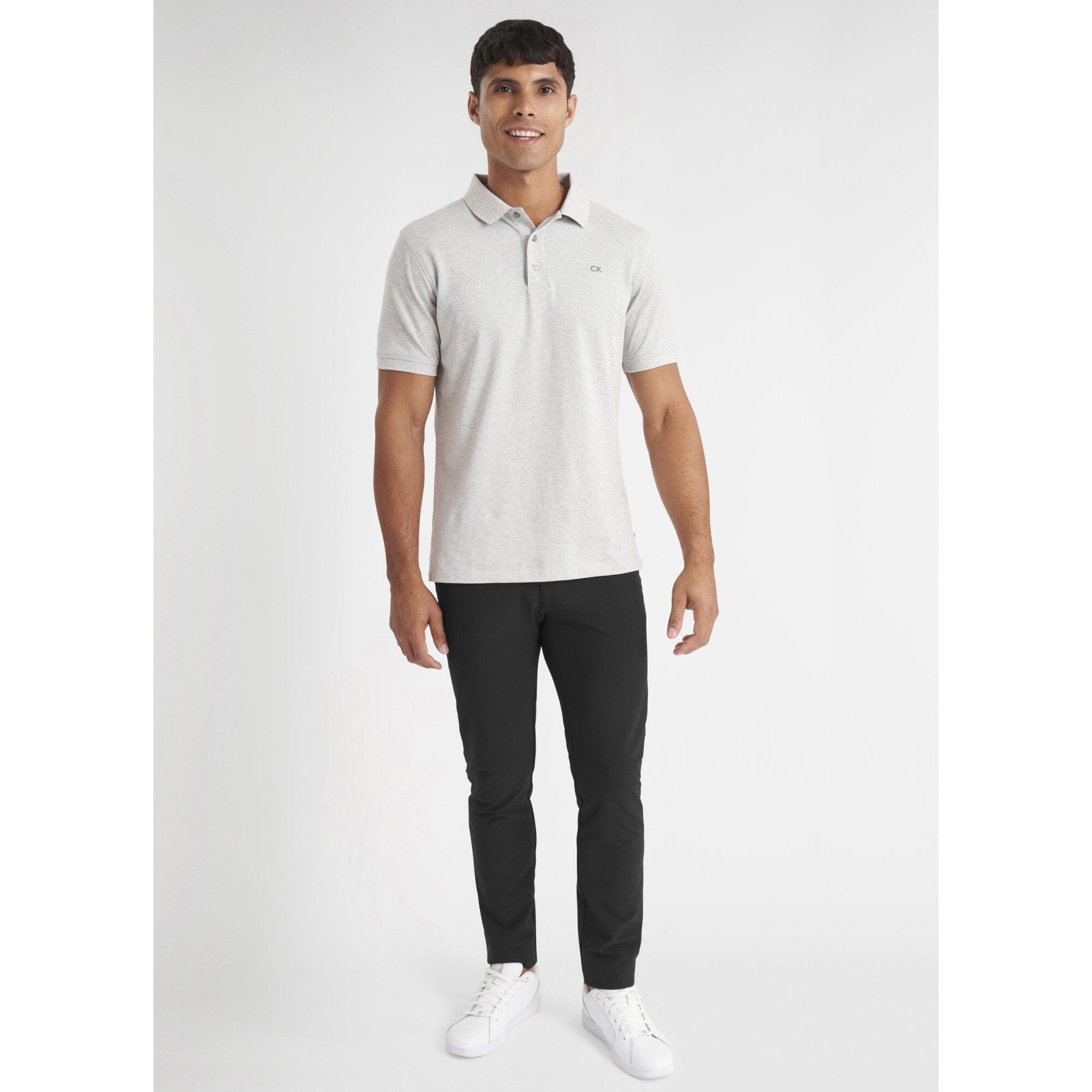 Calvin Klein PLANET POLO SILVER MARL 5/6