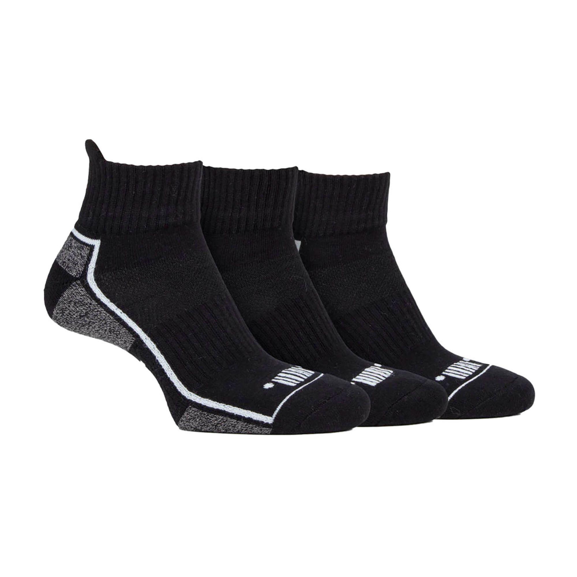 Mens Low Cut Running Cushioned Sport Socks 1/3