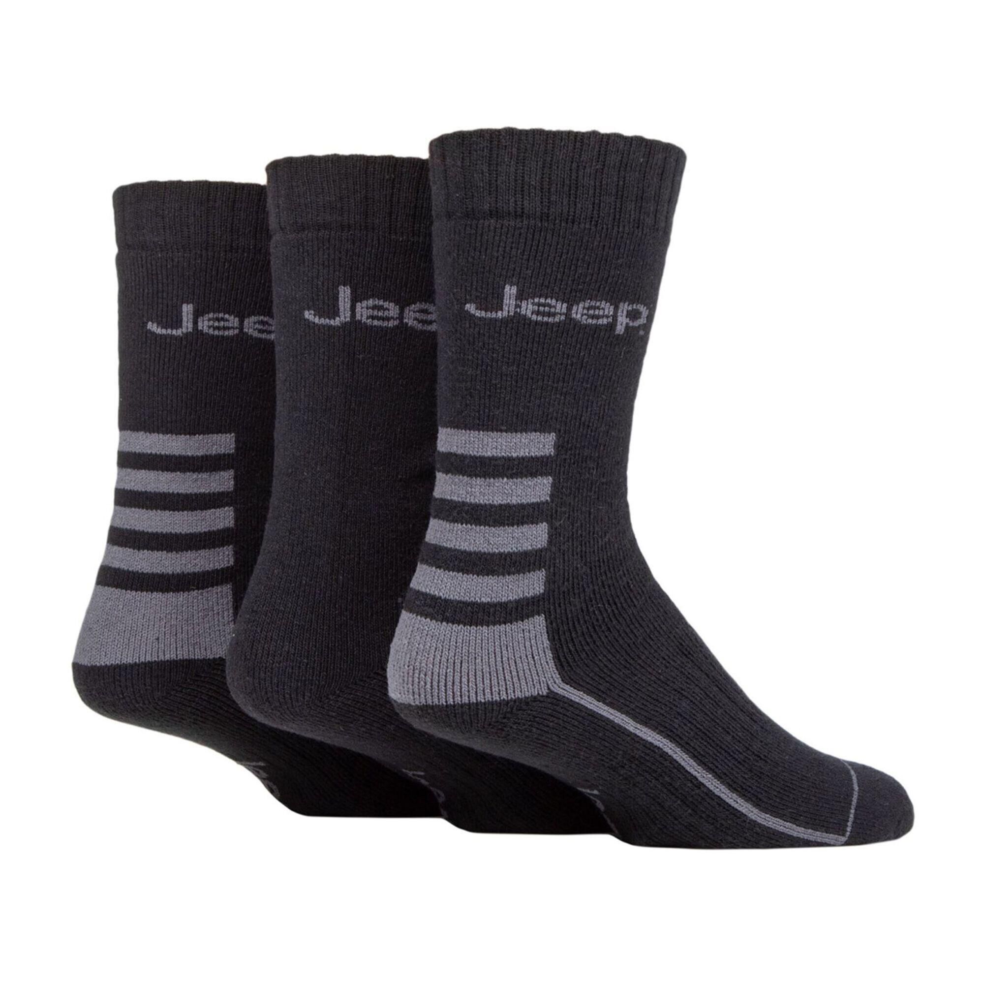 JEEP Mens Walking Boot Anti Blister Hiking Cotton Socks