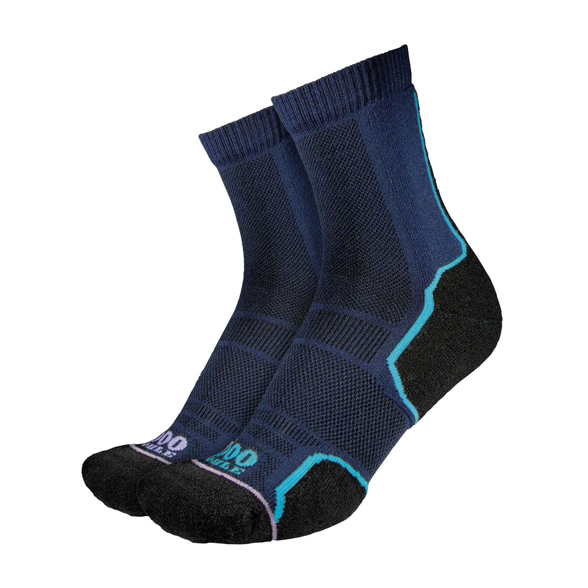 1000 MILE 2 Pack Ladies Trail Repreve Single Layer Socks