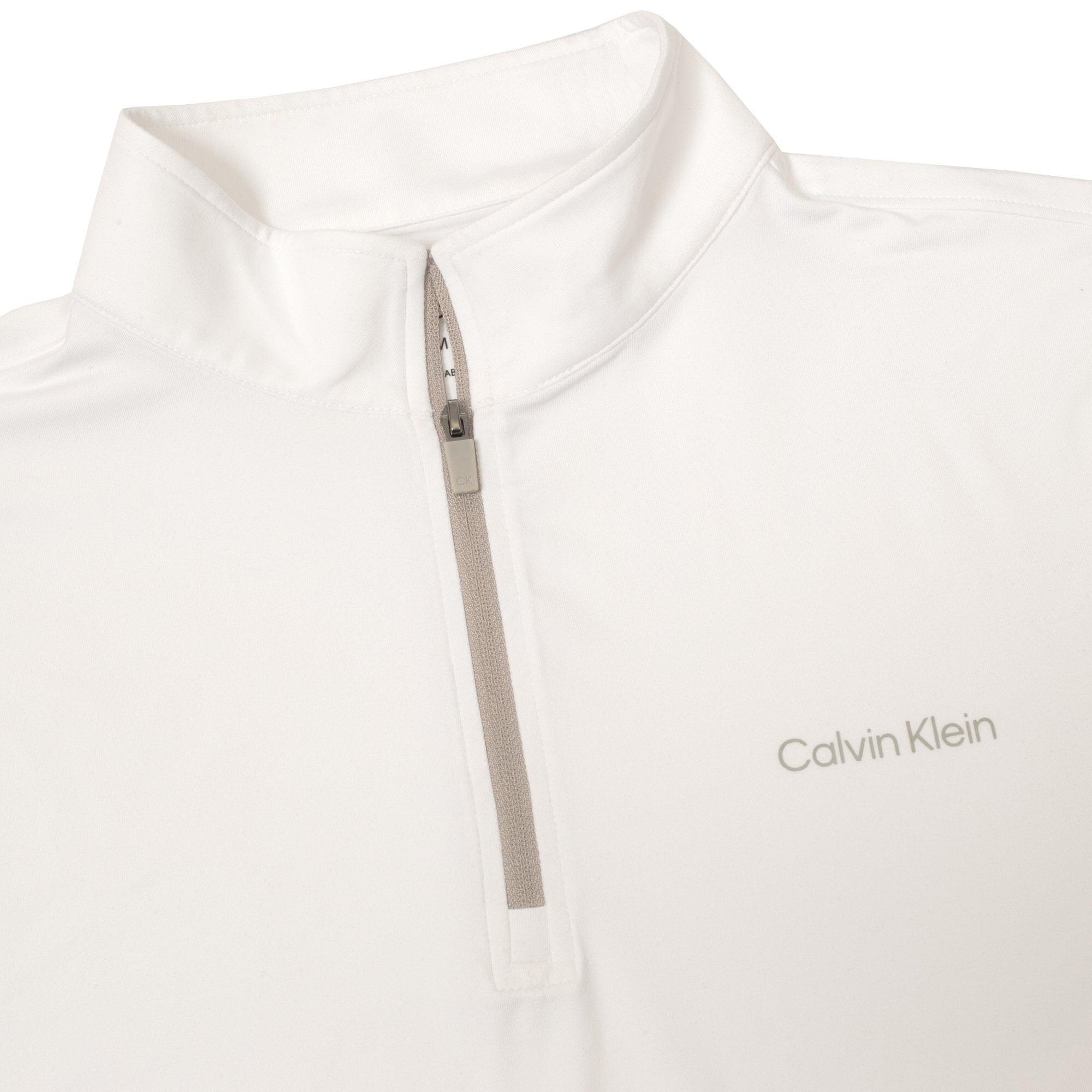 Calvin Klein NEWPORT HALF ZIP WHITE 3/6