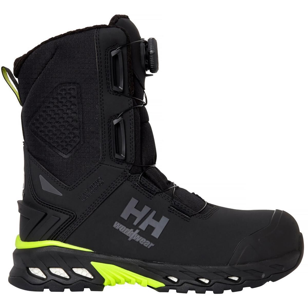 HELLY HANSEN Helly Hansen Magni Evo Winter Tall Boa Black/Dark Lime Euro 42 Black/Dark Lime