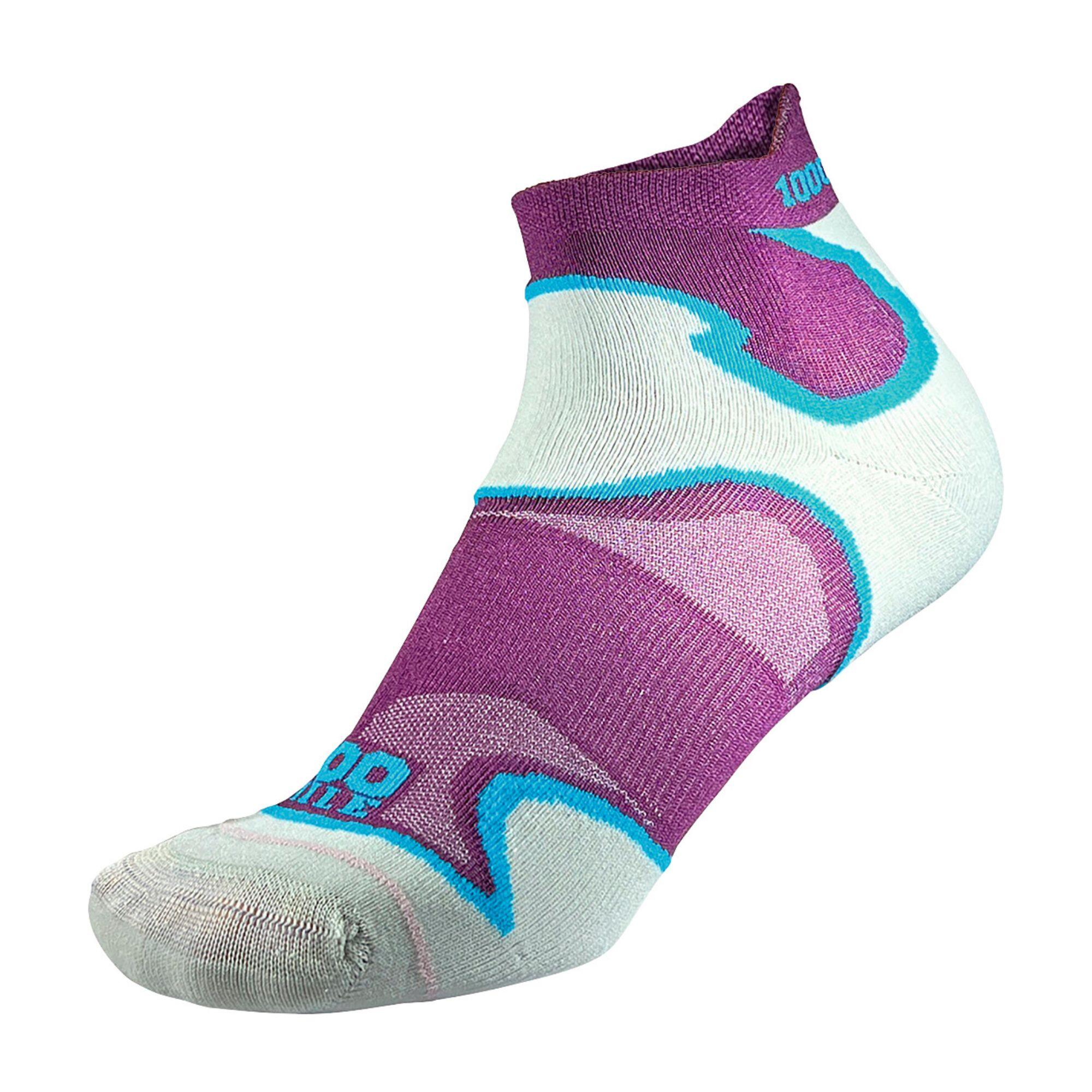 1000 MILE 1 Pack Ladies Fusion Socklet Double Layer