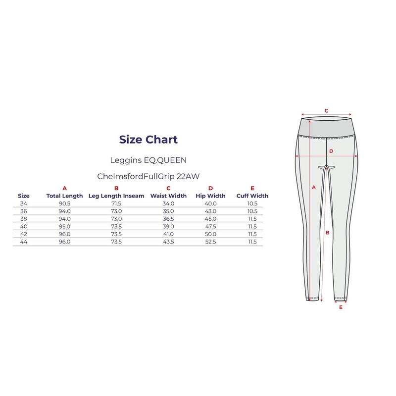 Jambiere pentru femei EQUESTRIAN QUEEN ChelmsfordFullGrip 22AW