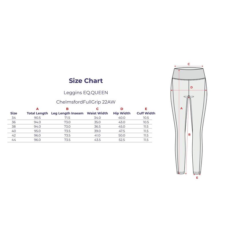 Jambiere pentru femei EQUESTRIAN QUEEN ChelmsfordFullGrip 22AW