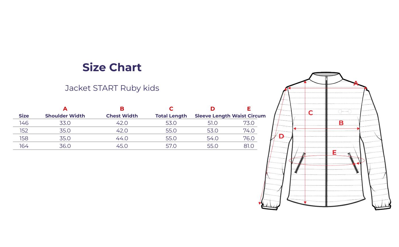 Giacca giovanile START Ruby 5/5