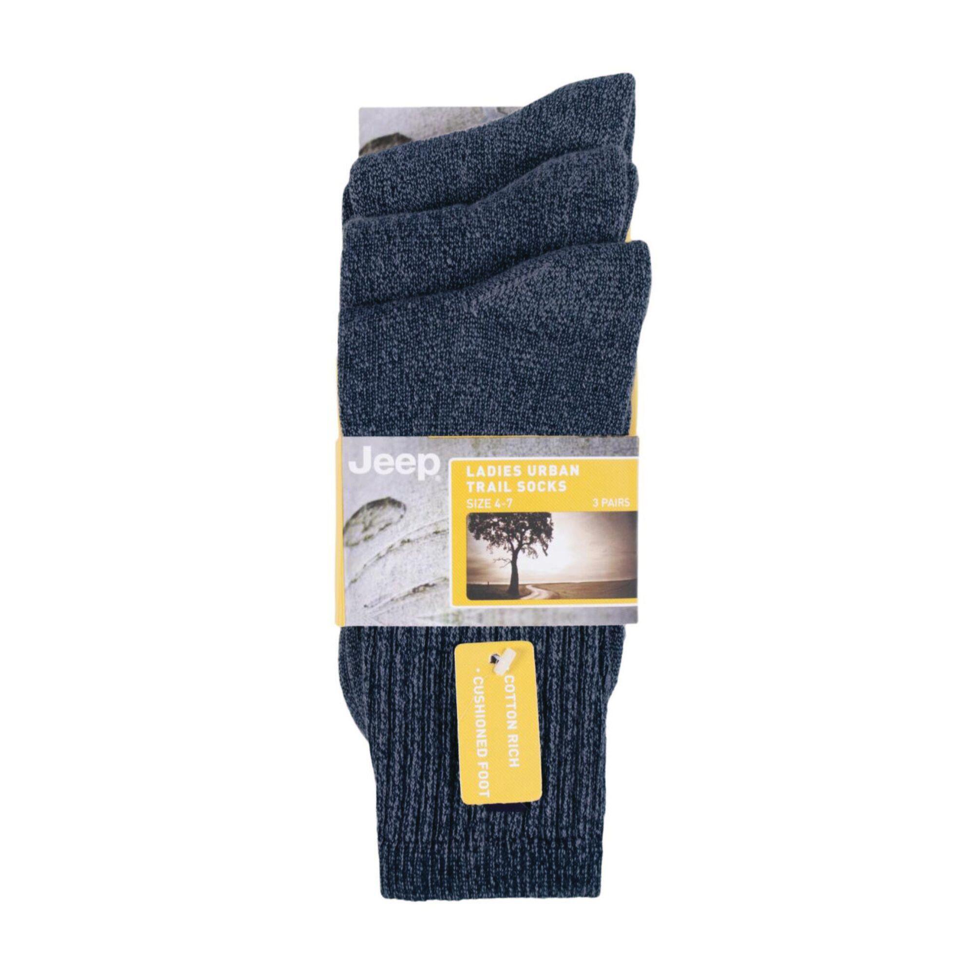 Lot de 3 paires de chaussettes côtelées vintage pour femme 2/4
