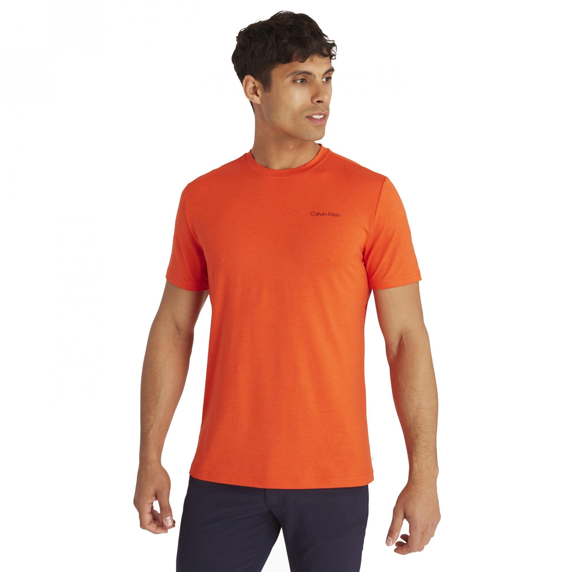 CALVIN KLEIN Calvin Klein NEWPORT T-SHIRT Spicy Orange Marl