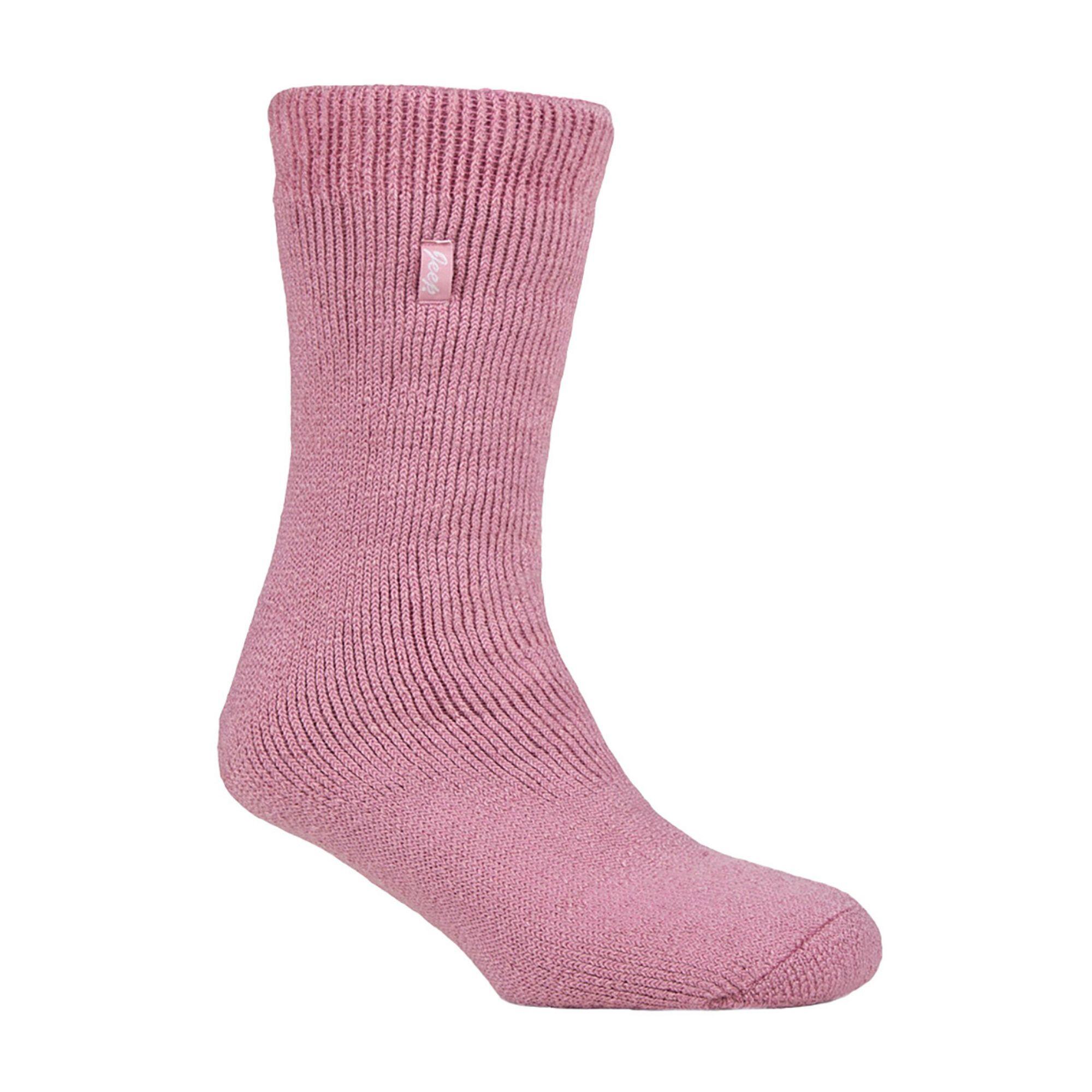 Ladies Thermal Breathable Luxury Cushioned Winter Boot Socks 1/3