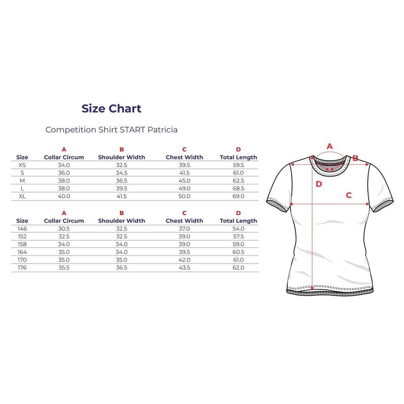 Tricou de concurs pentru femei START Patricia