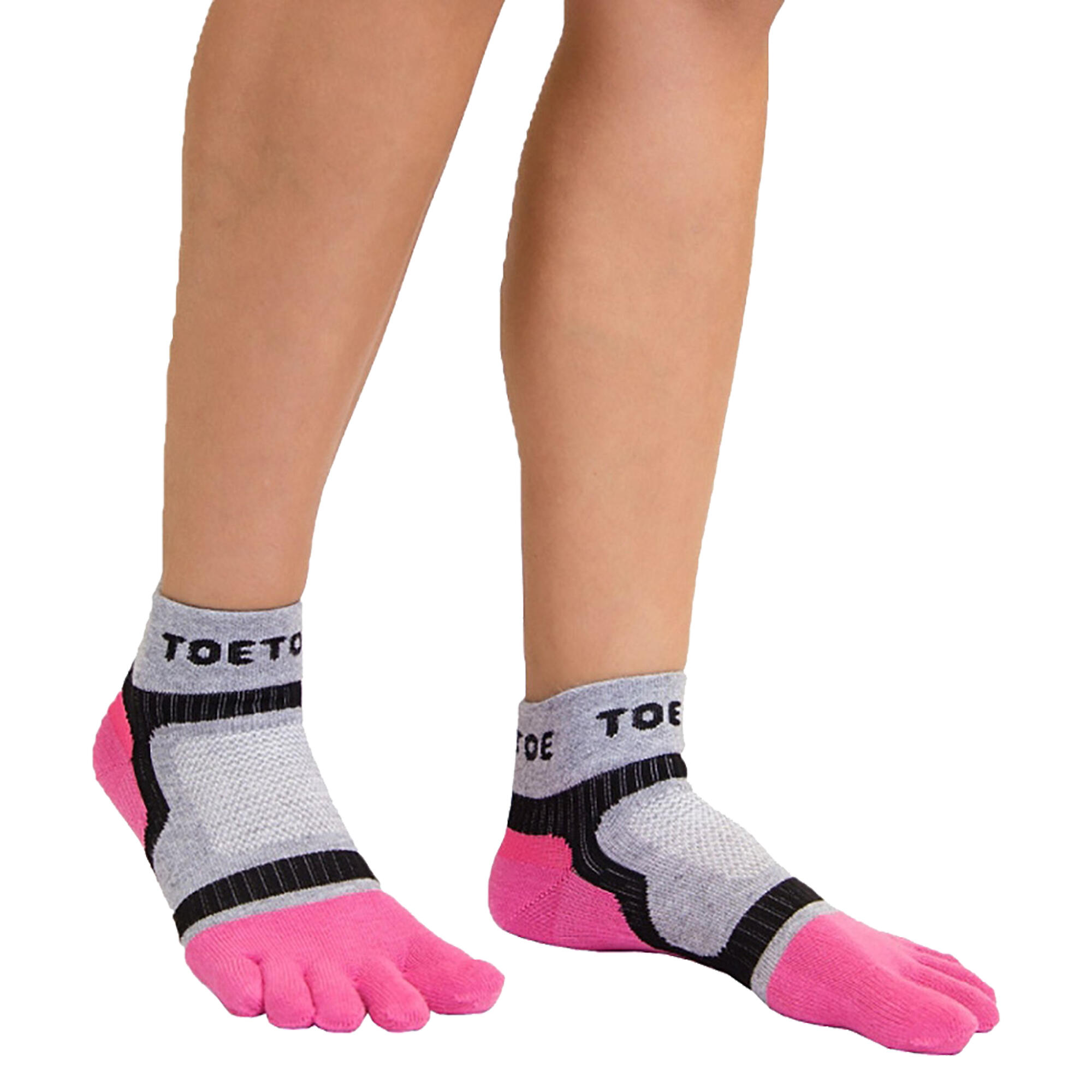 1 Pack Mens & Ladies Sports Light Runner Toe Socks 2/5