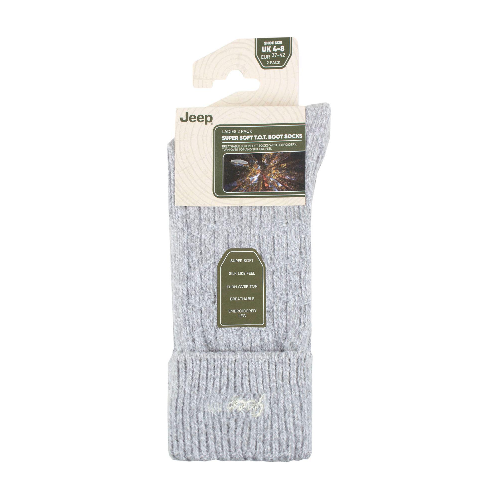 Lot de 2 paires de chaussettes super douces pour bottes pour femmes 2/4