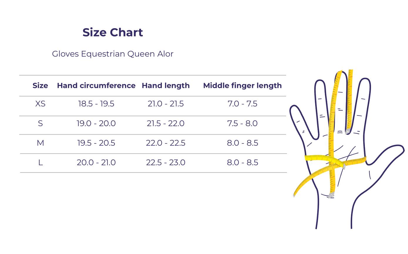 EQUESTRIAN QUEEN Alor handschoenen 4/4