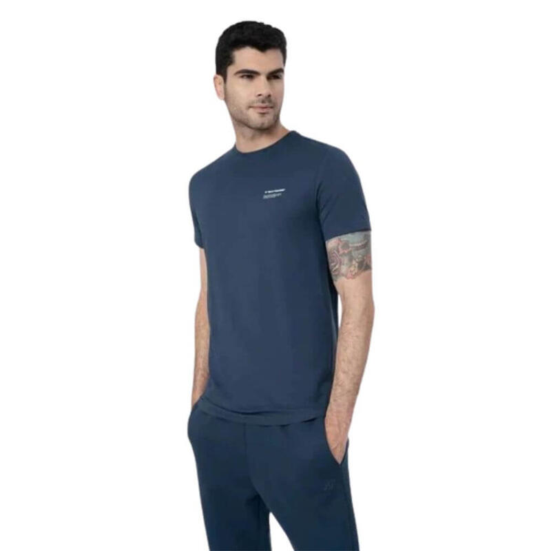 T-shirt de Corrida Respirável Homem 4F TTSHM300. Azul