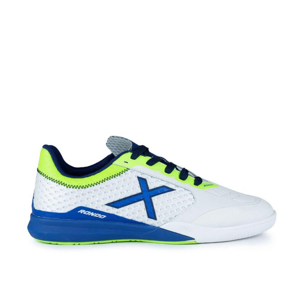 Munich - Bottes De Football Pour Homme Munich Rondo Blanc - Chaussures De Futsal - Blanc|multicolore - 43 - Decathlon