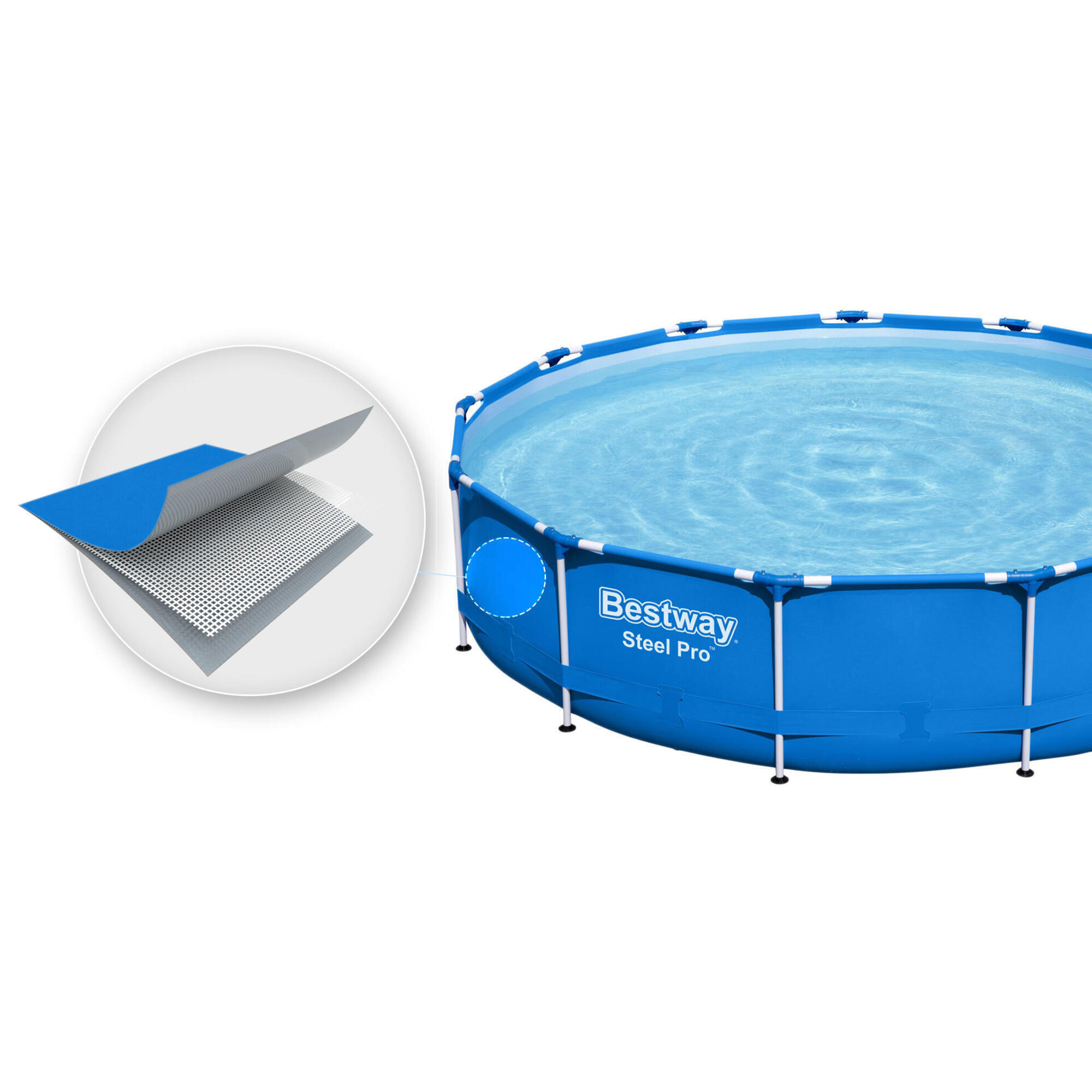 Metallrahmen-Pool Bestway Steel Pro 396 x 84 cm 5612E 3/7