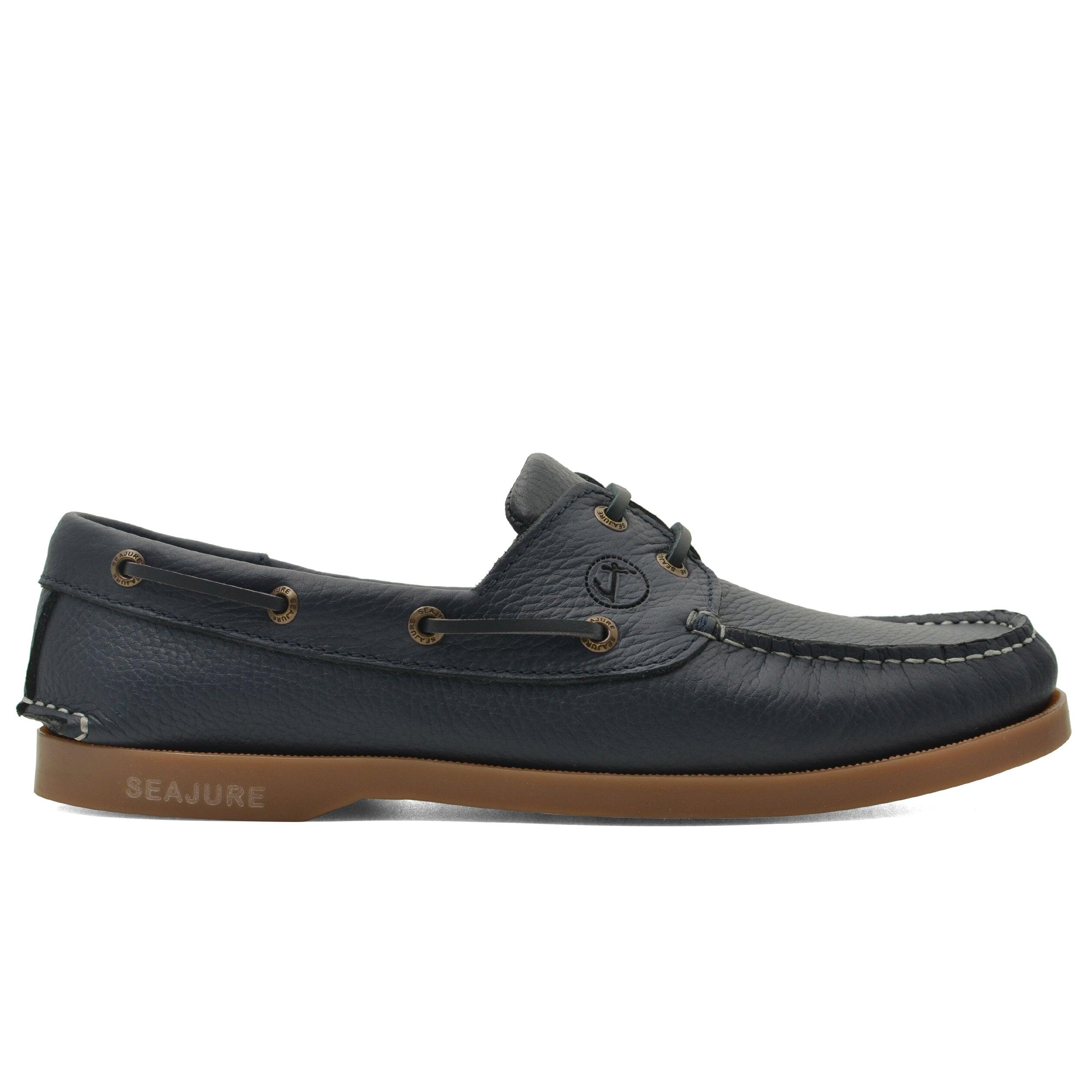 Chaussures Bateau Norte Homme Bleu Marine Cuir 3/5