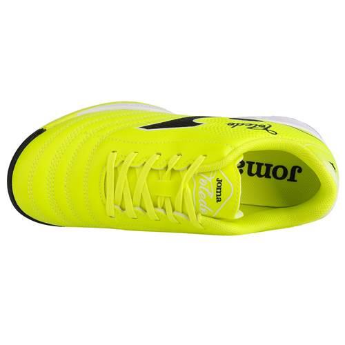 Chaussures Futsal Enfants Joma Toledo Jr 24 IN Jaune Fluo 3/4