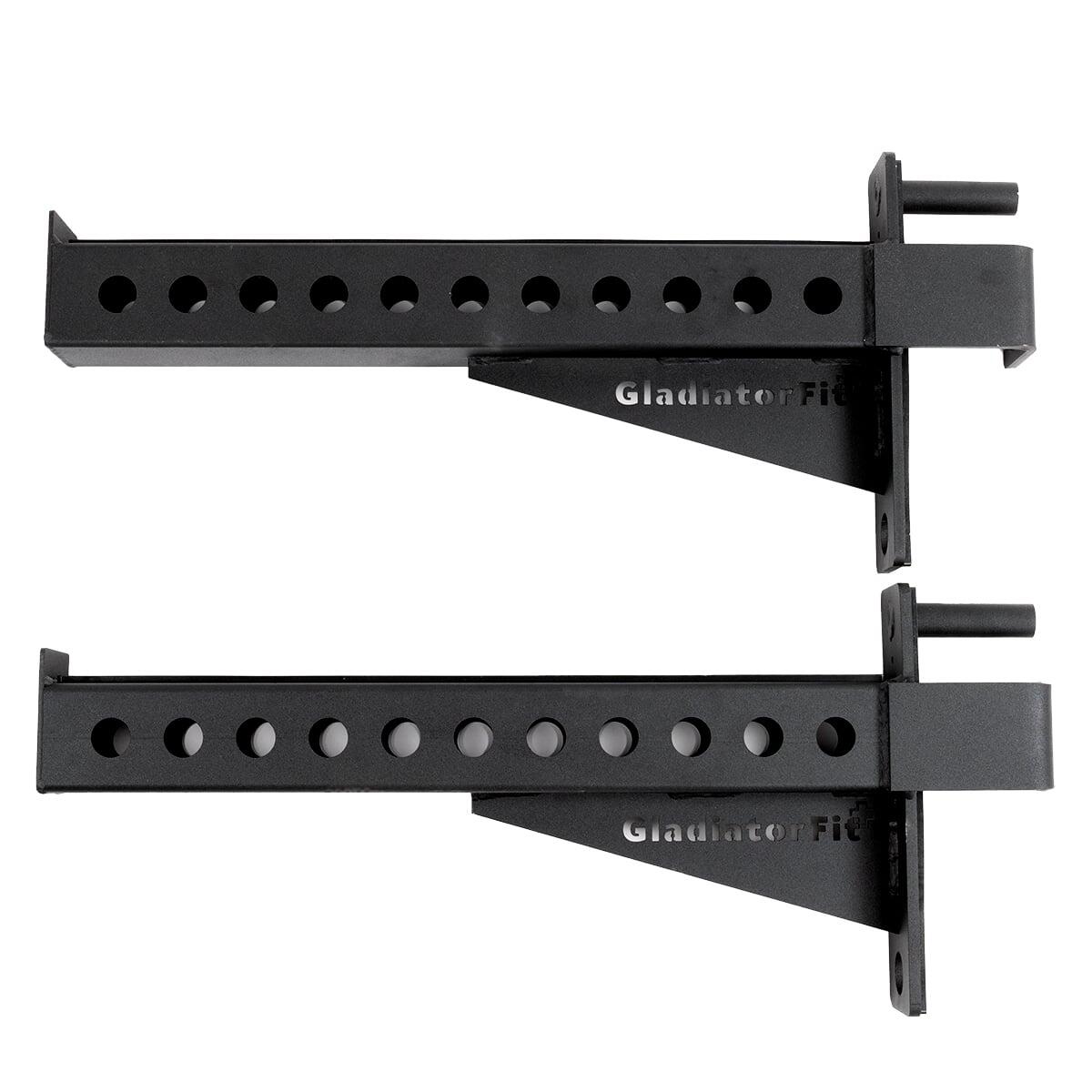 Safety Arms GladiatorFit 70 cm acier noir - lot de 2, Ø18/Ø25 mm 4/5
