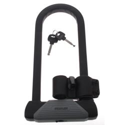 Cadenas de vélo U-lock 553 167 x 330 mm Noir