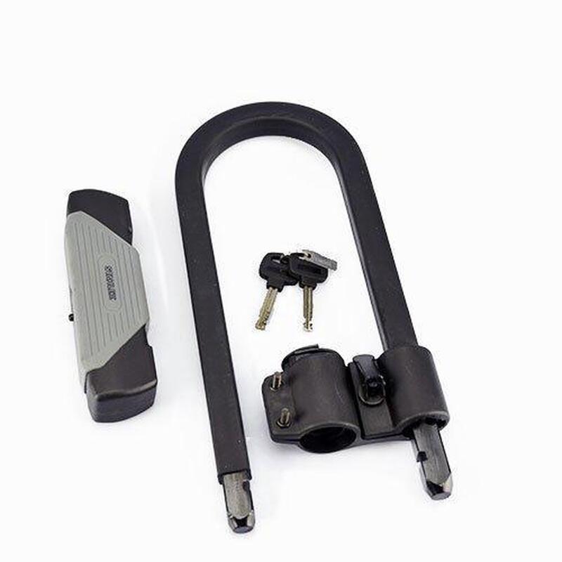 Cadenas de vélo U-lock 553 167 x 330 mm Noir