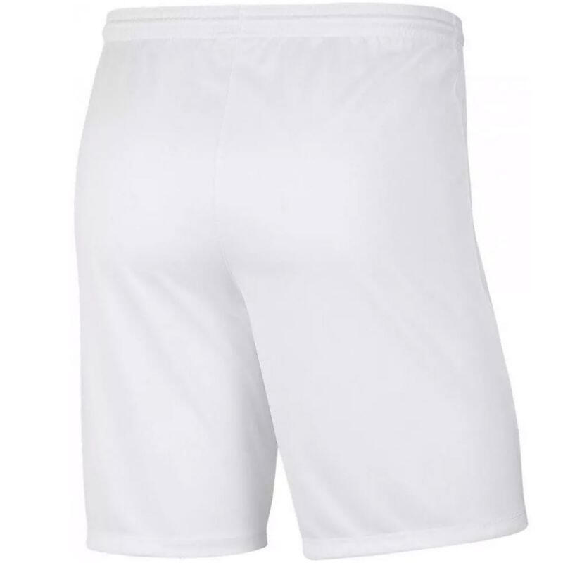 Calções Park III DriFIT para homem (Branco / Vermelho) 2/2