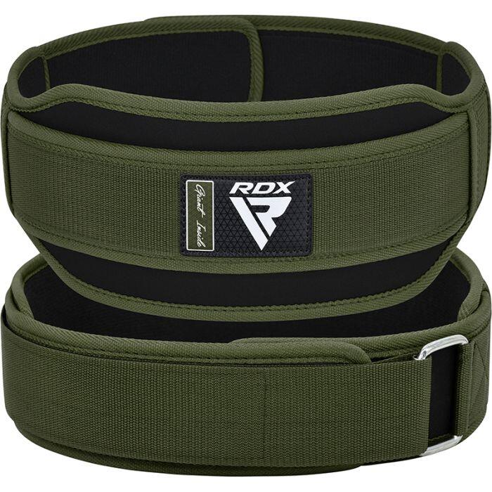 Centură haltere RDX RX5, Verde militar, M