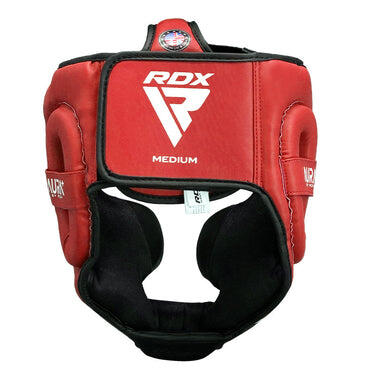 Casca box RDX Aura Plus T-17, M, Roșu/Negru.