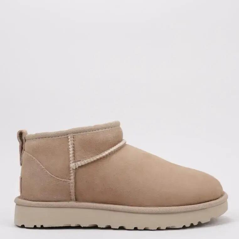 Footwear - Casual - Women - Mini boot, low heel - Classic Ultra Mini Boot - Sand