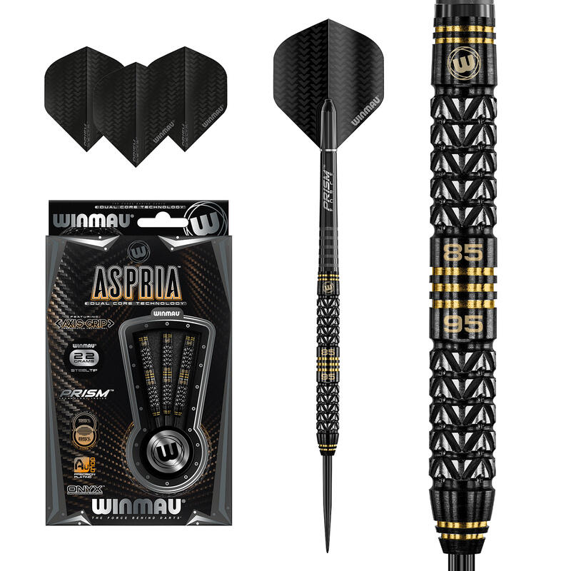 Dardos Winmau Aspria 22g 95/85% Punta Plastico