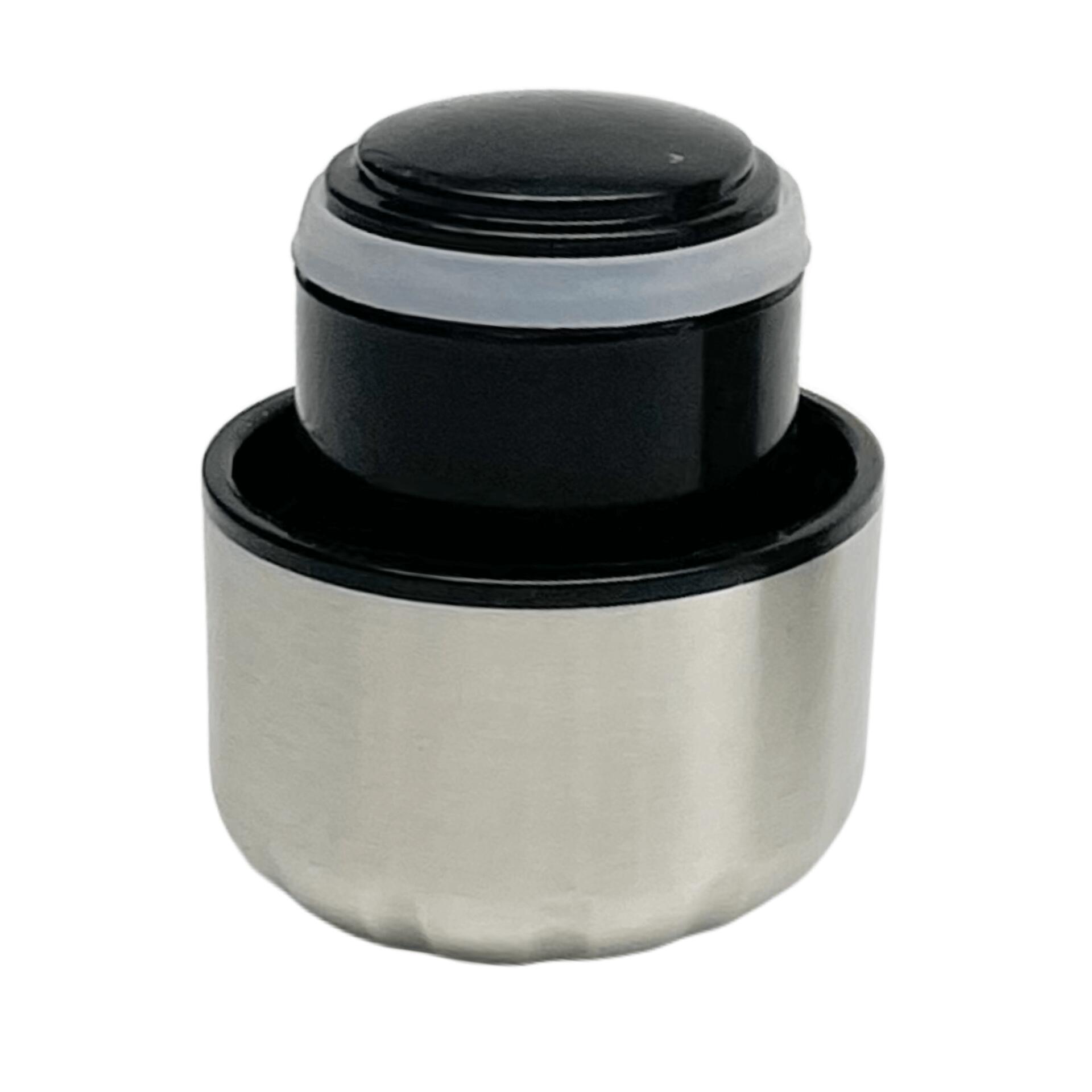 Edelstahl Trinkflasche 500 ml Black. Isoliert mit Schraubverschluss Kohlensäure 5/7